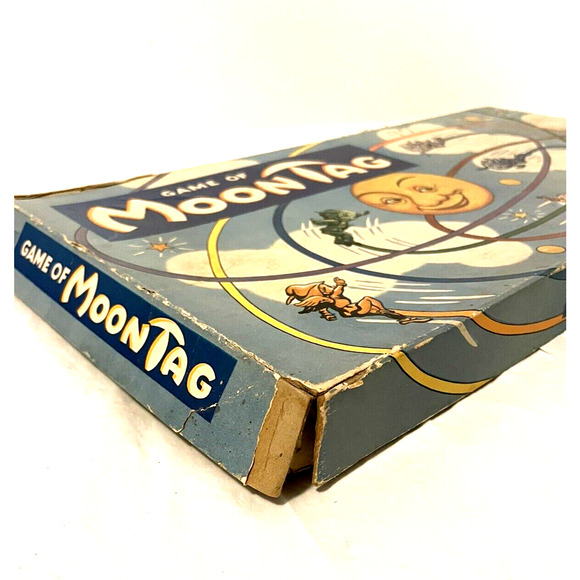 1957 RARE Game of Moon Tag Parker Brothers 1957 - Picture 2 of 10
